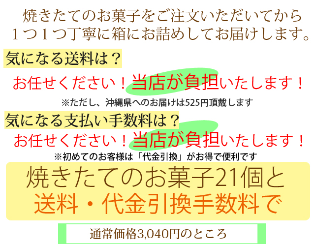送料・代金引換手数料は当店が負担いたします。