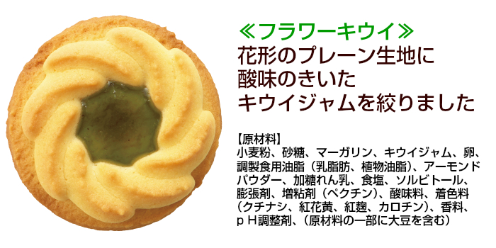 ロシアケーキ 単品 フラワーキウイ