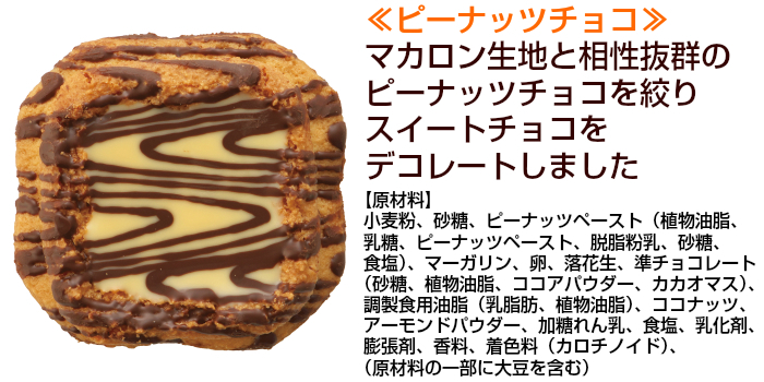 ロシアケーキ 単品 ピーナッツチョコ