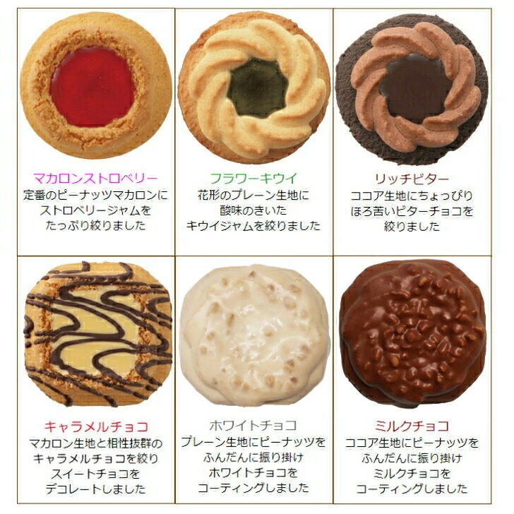 ベイクドクッキー 6種類