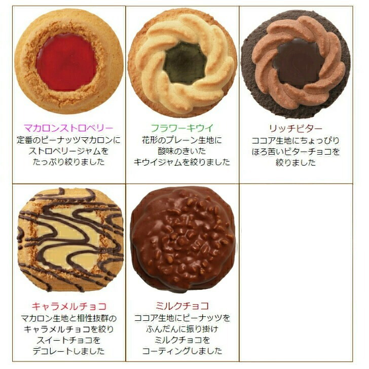 ベイクドクッキー 5種類