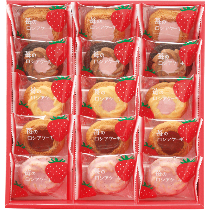 苺のロシアケーキ15個入商品画像