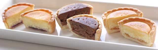 3種のソフトな口当たりのタルトケーキ【ソフトガトー】